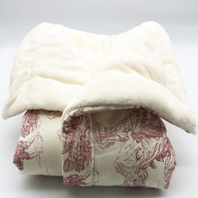 Charger l'image dans la galerie, Couverture bébé personnalisée Toile de jouy bordeaux