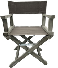 Charger l'image dans la galerie, Fauteuil enfant metteur en scène personnalisé - Châssis gris cérusé