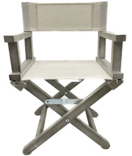 Charger l'image dans la galerie, Fauteuil enfant metteur en scène personnalisé - Châssis gris cérusé