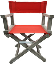 Charger l'image dans la galerie, Fauteuil enfant metteur en scène personnalisé - Châssis gris cérusé