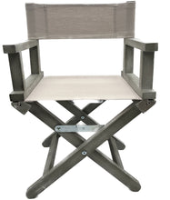Charger l'image dans la galerie, Fauteuil enfant metteur en scène personnalisé - Châssis gris cérusé