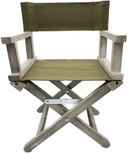 Charger l'image dans la galerie, Fauteuil enfant metteur en scène personnalisé - Châssis gris cérusé