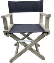 Charger l'image dans la galerie, Fauteuil enfant metteur en scène personnalisé - Châssis gris cérusé