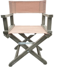 Charger l'image dans la galerie, Fauteuil enfant metteur en scène personnalisé - Châssis gris cérusé