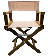 Charger l'image dans la galerie, Fauteuil enfant metteur en scène personnalisé - Châssis teck huilé