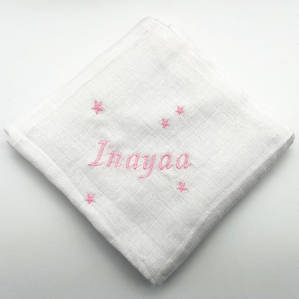 Couverture Personnalisée AN/VIE Lange Bébé Personnalisé Avec Prénom Et Étoiles, 70 X à Quoi ça Sert