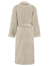 Charger l'image dans la galerie, Peignoir coton col châle nid d'abeille personnalisé