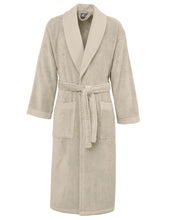 Charger l'image dans la galerie, Peignoir coton col châle nid d'abeille personnalisé