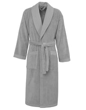 Charger l'image dans la galerie, Peignoir coton col châle nid d'abeille personnalisé