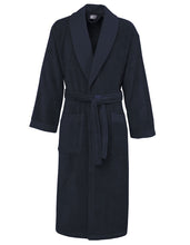 Charger l'image dans la galerie, Peignoir coton col châle nid d'abeille personnalisé