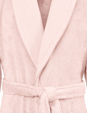 Charger l'image dans la galerie, Peignoir coton col châle nid d'abeille personnalisé