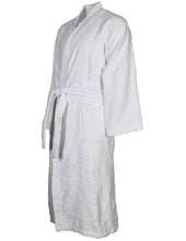 Charger l'image dans la galerie, Peignoir de bain coton col kimono personnalisé