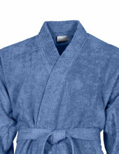 Charger l'image dans la galerie, Peignoir de bain coton col kimono personnalisé
