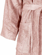 Charger l'image dans la galerie, Peignoir de bain coton col kimono personnalisé