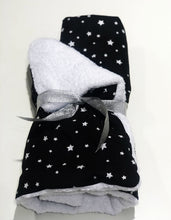 Charger l'image dans la galerie, Sac à langer personnalisé Stars croco noir