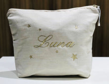 Charger l'image dans la galerie, Trousse de toilette personnalisée Pailletée gold