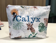 Charger l'image dans la galerie, Trousse de toilette personnalisée Jungle