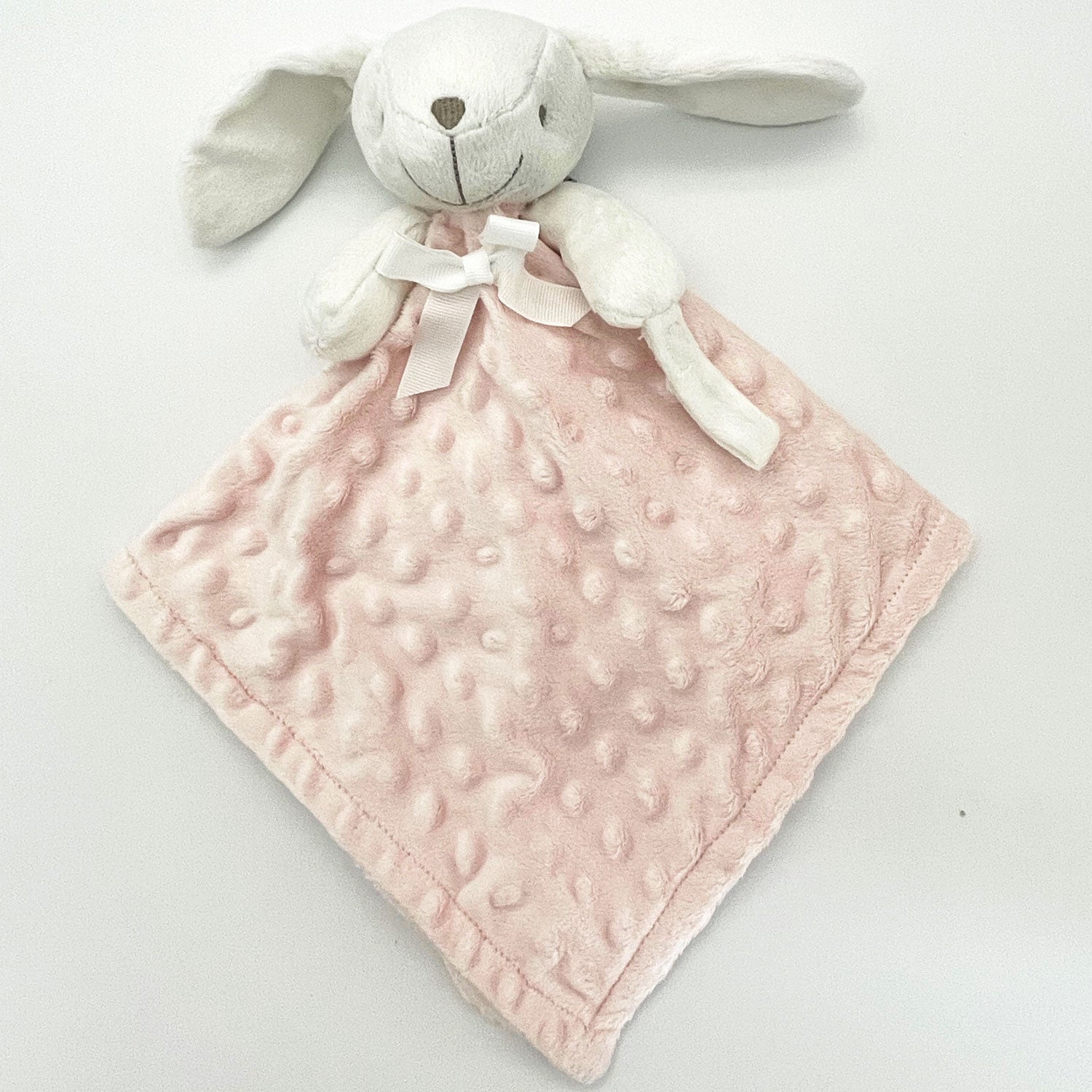 Coffret naissance avec doudou personnalisé - Lapine Rose