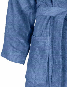 Peignoir de bain coton col kimono personnalisé