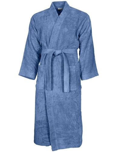 Peignoir de bain coton col kimono personnalisé