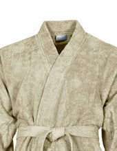 Charger l&#39;image dans la galerie, Peignoir de bain coton col kimono personnalisé
