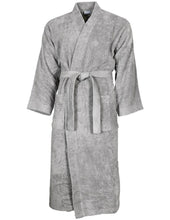 Charger l&#39;image dans la galerie, Peignoir de bain coton col kimono personnalisé
