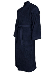 Peignoir de bain coton col kimono personnalisé