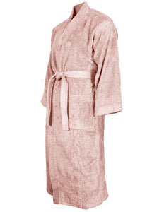 Peignoir de bain coton col kimono personnalisé