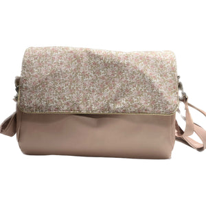 Sac à langer personnalisé Hanna rose poudré