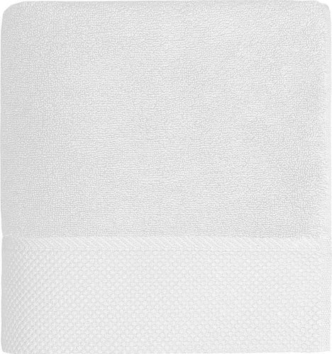 Drap de douche bordure nid d'abeille 70x140 cm personnalisé