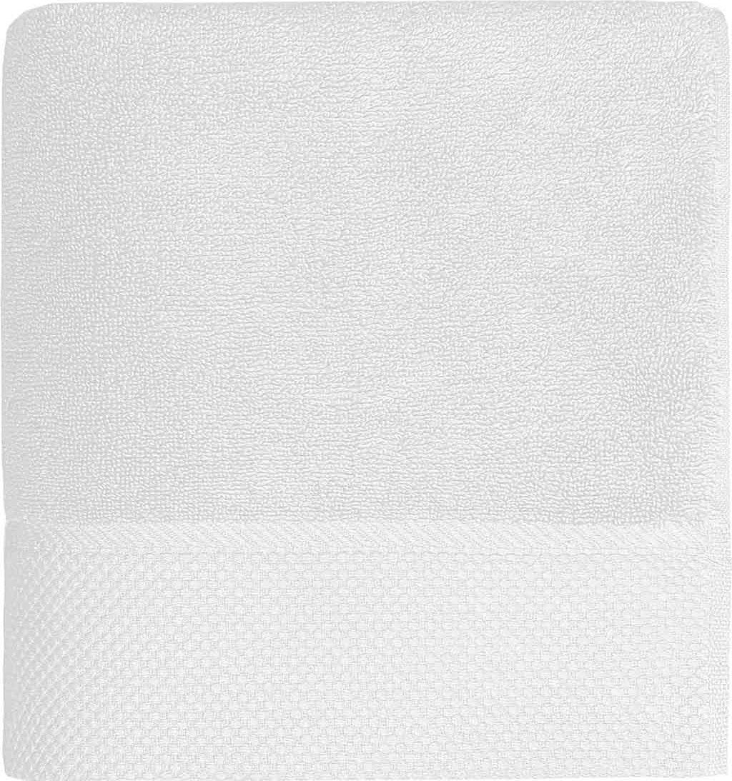 Drap de douche bordure nid d'abeille 70x140 cm personnalisé