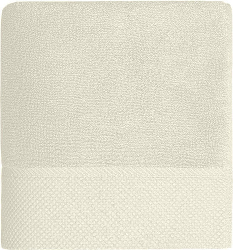 Drap de bain bordure nid d'abeille 100x150 cm personnalisé