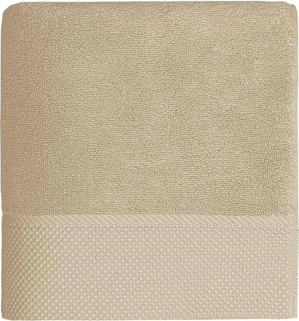 Serviette de toilette bordure nid d'abeille 50 x 100 cm personnalisée