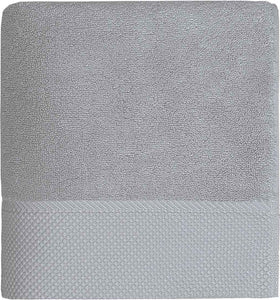 Drap de bain bordure nid d'abeille 100x150 cm personnalisé