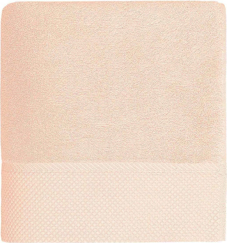 Drap de douche bordure nid d'abeille 70x140 cm personnalisé