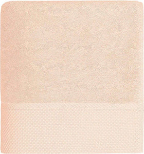 Serviette de toilette bordure nid d'abeille 50 x 100 cm personnalisée